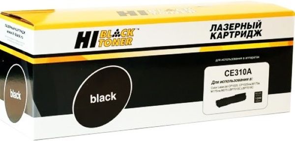 Тонер-картридж Hi-Black HB-CE310A Черный