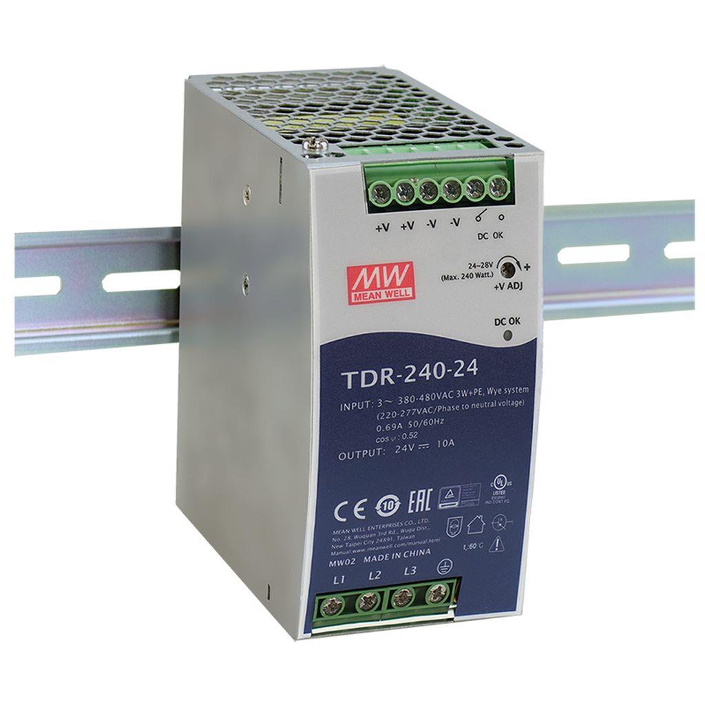 Преобразователь AC-DC сетевой Mean Well TDR-240-24