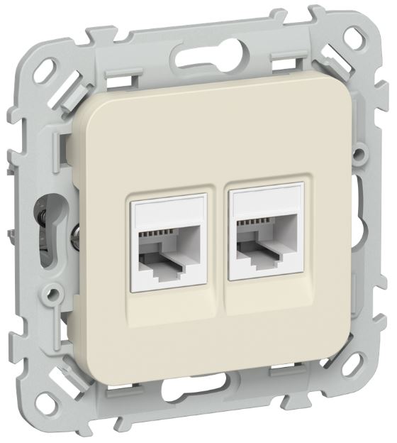 Розетка компьютерная IEK FI-K22-1-K86