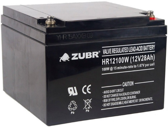Батарея ZUBR HR12-100W(ZUBR)