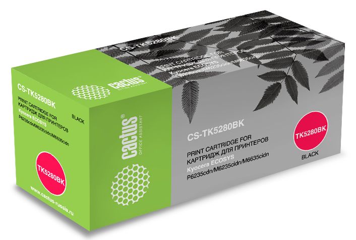 Тонер-картридж Cactus CS-TK5280BK Черный
