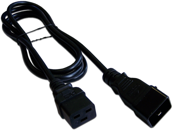 Кабель питания Lanmaster LAN-PP19/20-0.5-BK