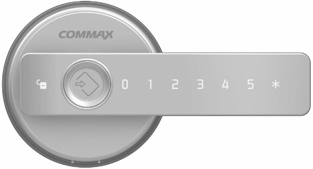 Замок COMMAX CDL-100WL SIL