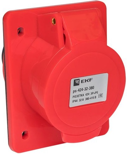 Розетка стационарная внутренняя EKF ps-424-32-380