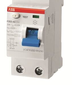 Выключатель дифференциального тока (ВДТ, УЗО) ABB 2CSF202001R0160