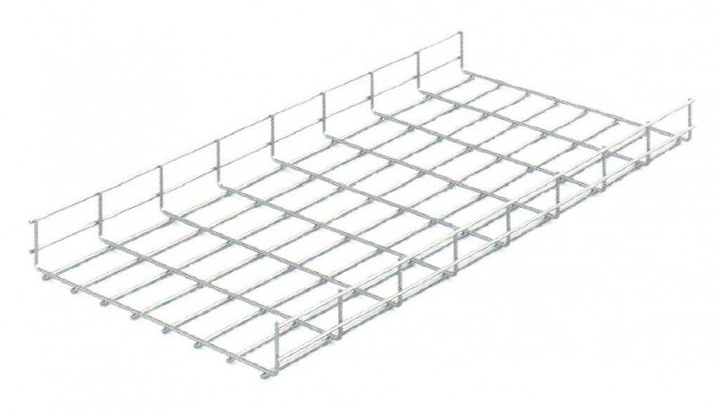 Лоток проволочный Lanmaster LAN-MT100x200-3.8EZ
