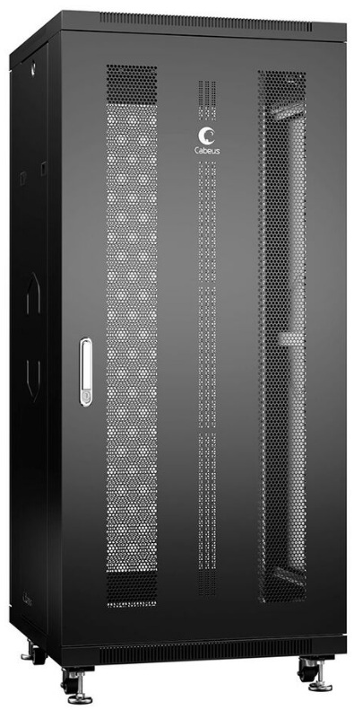 Шкаф напольный 19", 32U Cabeus ND-05C-32U60/100-BK