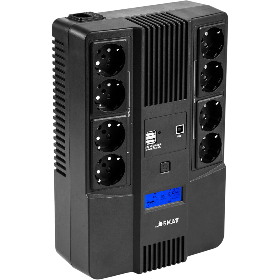 ИБП Бастион SKAT-UPS 800-AID-IN-1X9-8