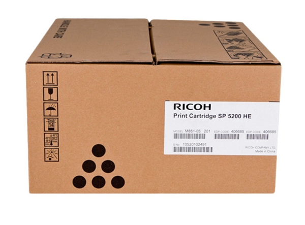 Тонер-картридж Ricoh тип SP 5200HE Черный