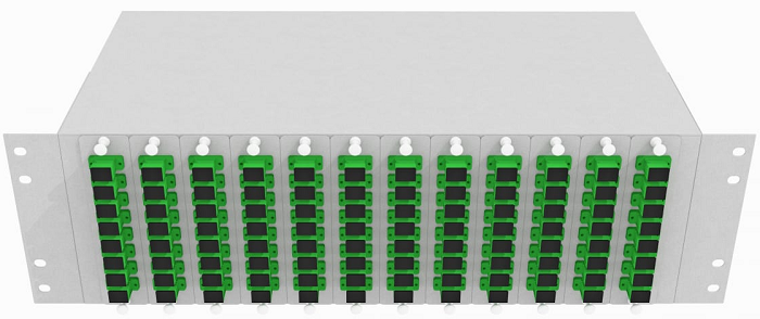 Кросс оптический стоечный TopLAN КРС-Top-3U-96SC/A-OS2-GY