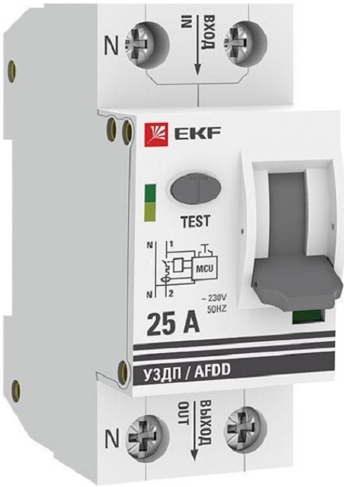 Устройство защиты от дугового пробоя EKF afdd-2-25C-pro