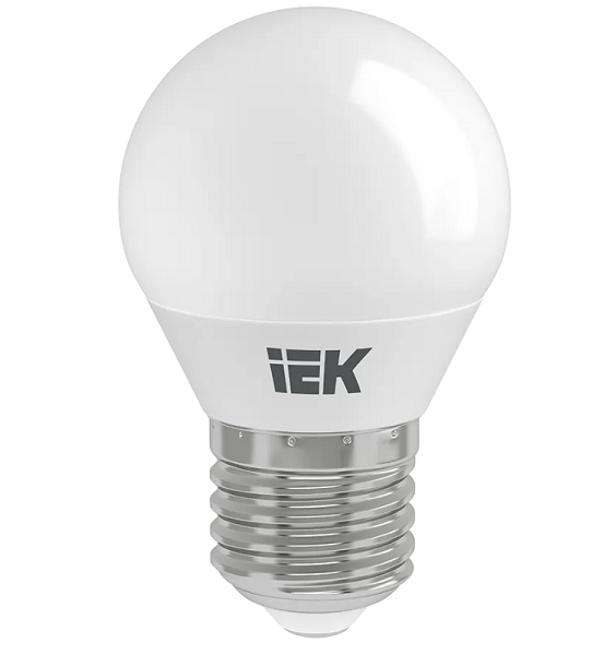 Лампа светодиодная IEK LLE-G45-7-230-65-E27