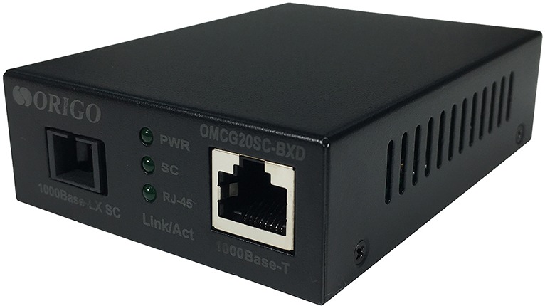 Медиаконвертер ORIGO OMCG20SC-BXD/A1A