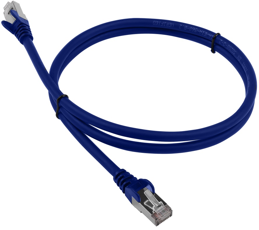 Кабель патч-корд F/UTP 6 кат. 5м Lanmaster LAN-PC45/S6-5.0-BL
