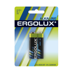 Батарейка ERGOLUX 6LR61 BL-1
