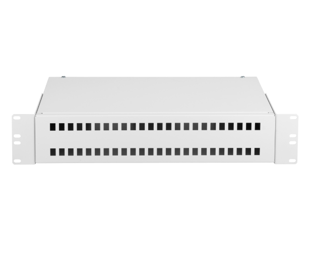 Кросс оптический стоечный 19" стационарный 2U NikoMax NMF-RP48SC-WS-ES-2U-GY