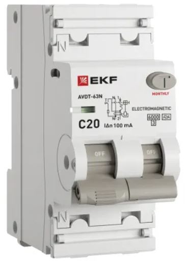 Автомат дифференциальный EKF D63N26MA20C100