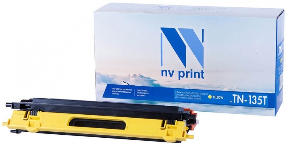 Тонер-картридж NVP NV-TN135Y Желтый