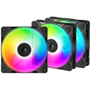 Вентилятор для корпуса Arctic P14 Pro Reverse A-RGB Black (3 шт.)
