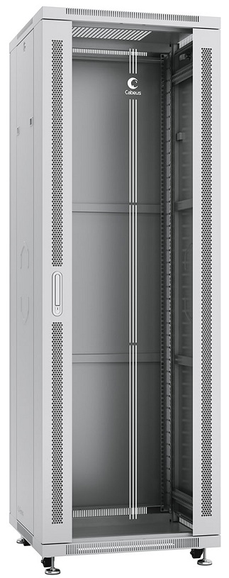 Шкаф напольный 19", 37U Cabeus SH-05C-37U60/100