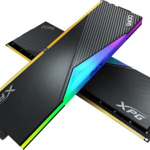 Оперативная память DDR5 32 ГБ (2×16 ГБ) ADATA XPG LANCER RGB, 6400 МГц, [AX5U6400C3216G-DCLARBK]