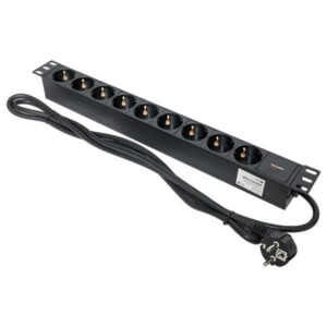 Блок розеток 19", 9 розеток EKF TRP-HPD-16A-9SH-2MSH