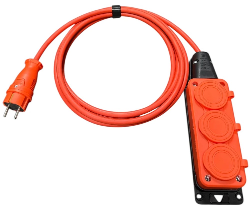 Удлинитель силовой iTOK i-CONNECT-COLOR-SU-KG-325-3-54-15-ORANGE-OR