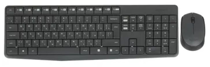 Клавиатура и мышь беспроводной комплект Logitech MK235