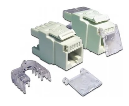 Вставка Lanmaster LAN-OK45U6/180P-WH