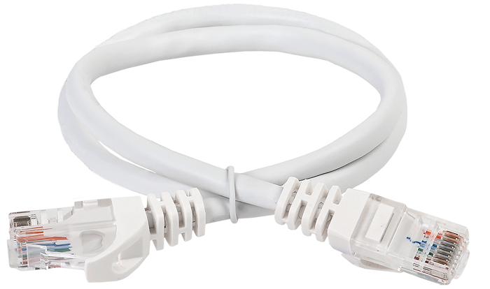 Кабель патч-корд U/UTP 5e кат. 2м ITK PC08-C5EU-2M