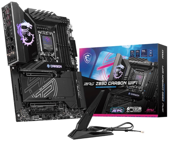 Материнская плата MSI MPG Z890 CARBON WIFI, LGA1851, Intel Z890, ATX