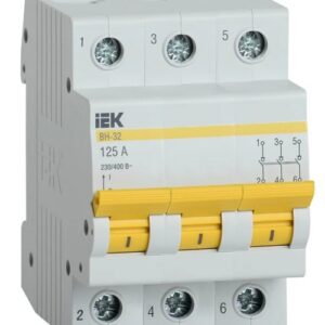 Выключатель нагрузки IEK MNV10-3-125