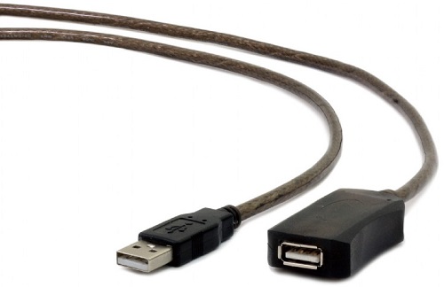 Кабель интерфейсный USB 2.0 удлинитель Cablexpert UAE-01-15M
