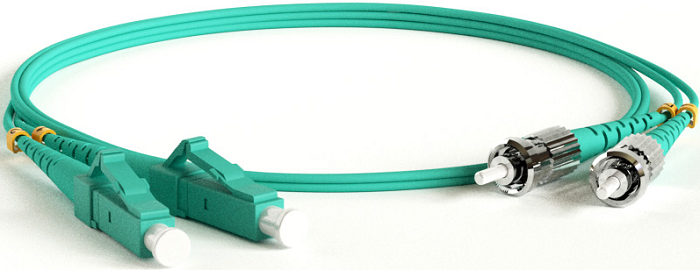 Патч-корд волоконно-оптический Hyperline FC-D2-503-LC/PR-ST/PR-H-3M-LSZH-AQ