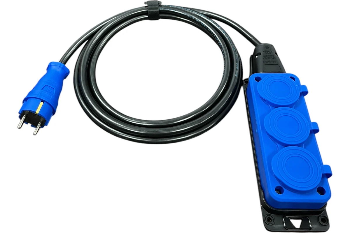 Удлинитель силовой iTOK i-CONNECT-COLOR-SU-PVS-215-3-54-7-BLUE