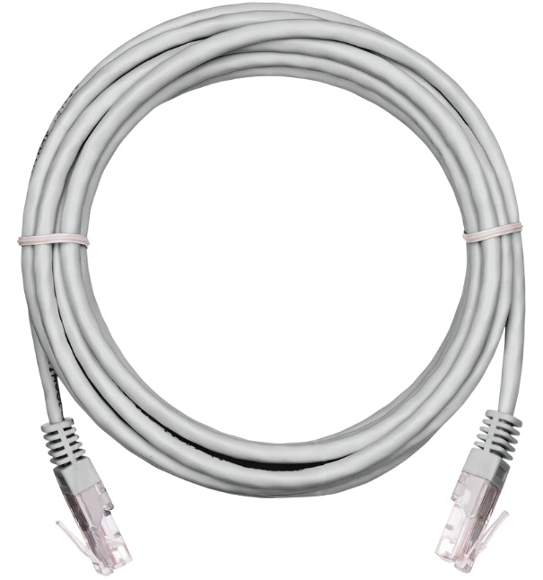 Кабель патч-корд F/UTP 6 кат. 3м Netlan EC-PC4SE55B-BC-PVC-030-GY-10