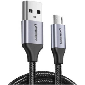 Кабель USB A (M) - microUSB B (M), 1.5м, UGREEN US290 Black