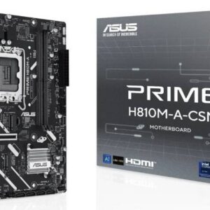 Материнская плата ASUS PRIME H810M-A-CSM, LGA1851, Intel H810, mATX