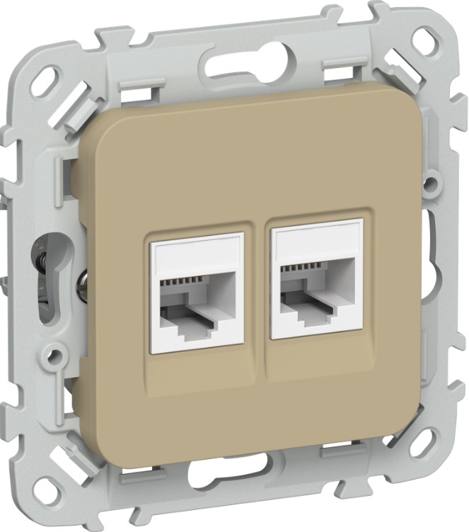 Розетка компьютерная IEK FI-K22-1-K59