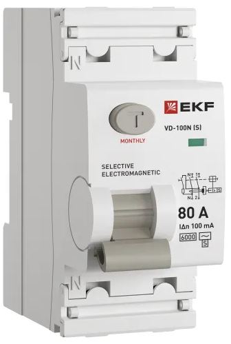 УЗО EKF E1026MS80100