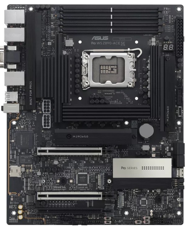 Материнская плата ASUS PRO WS Z890-ACE SE, LGA1851, Intel Z890, ATX