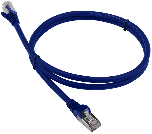 Кабель патч-корд F/UTP 6 кат. 7м Lanmaster LAN-PC45/S6-7.0-BL