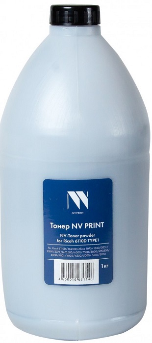 Тонер-картридж NVP NV-Ricoh6110-TYPE1-1KG Черный