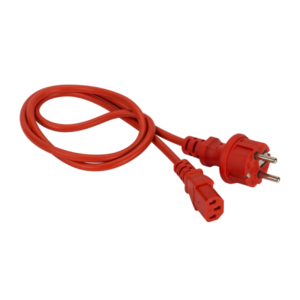 Кабель питания Lanmaster LAN-PP13/SH-1.0-RD