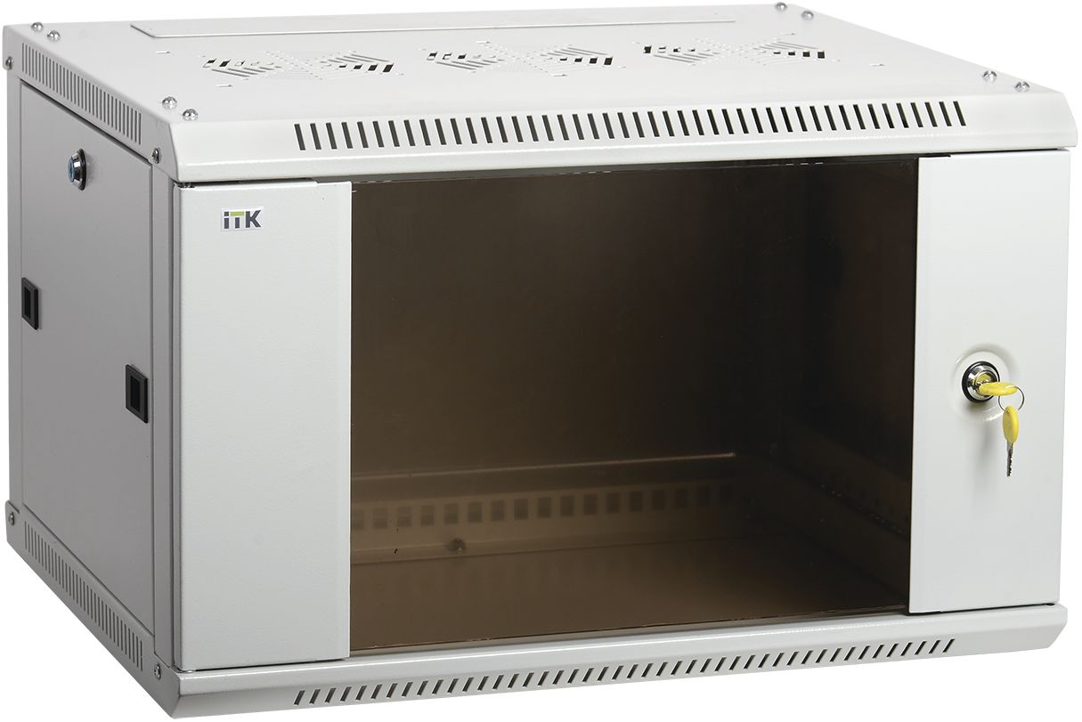 Шкаф настенный 19", 15U ITK LWR3-15U66-GF