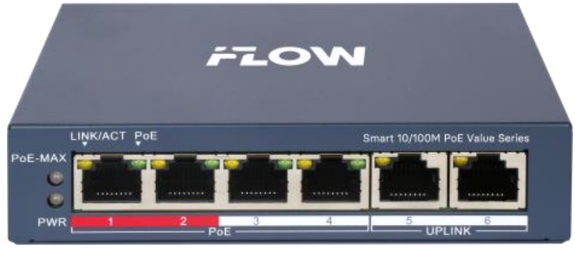 Коммутатор настраиваемый iFlow F-SW-EM206POE-VM/L