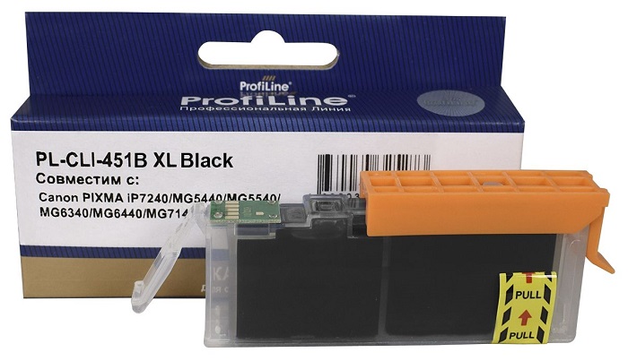 Тонер-картридж ProfiLine PL_CLI-451BK XL_BK Черный