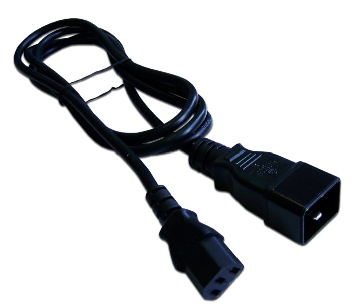 Кабель питания Lanmaster LAN-PP13/20-1.0-BK