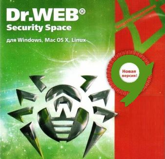 Право на использование (электронный ключ) Dr.Web Security Space, КЗ, продление 12 мес., 2 ПК