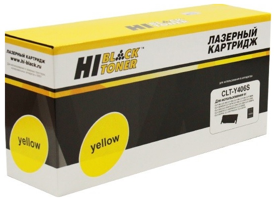 Тонер-картридж Hi-Black HB-CLT-Y406S Желтый